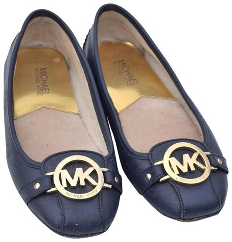 michael kors navy blue flats